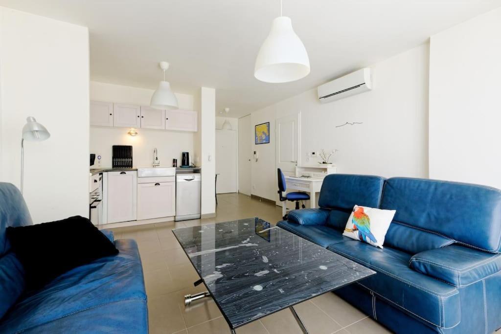 Super T2 Climatise Avec Balcon A Pied Plage Catalan Marselha Exterior foto