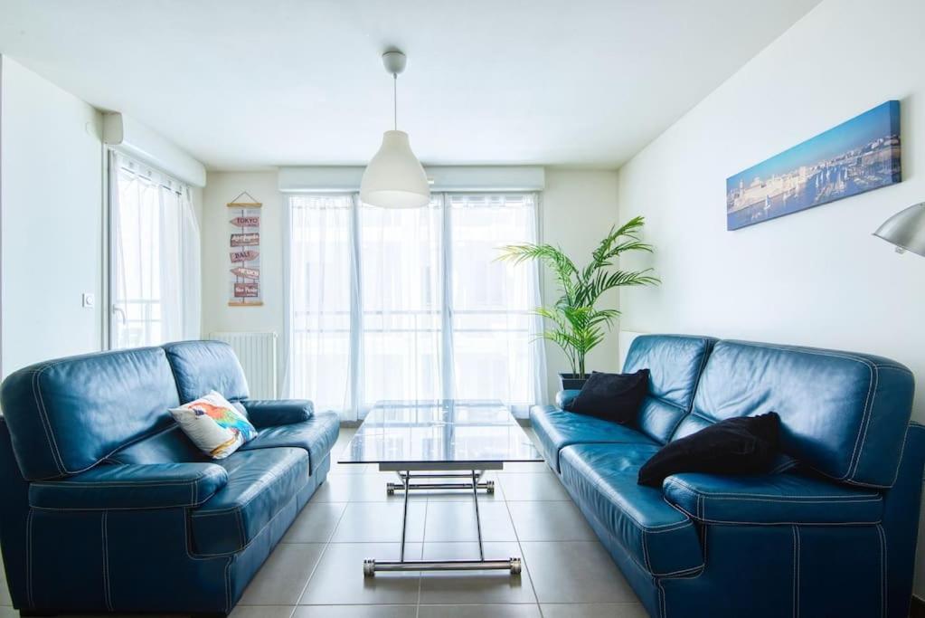 Super T2 Climatise Avec Balcon A Pied Plage Catalan Marselha Exterior foto